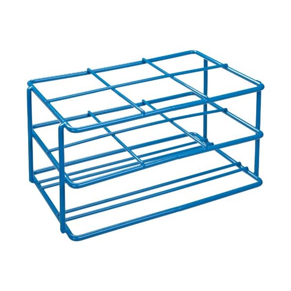 Heathrow Scientific HD23224 Epoxy-Coated Steel Wire Centrifuge Bottle Rack, 104mm Height x 205mm Width x 135mm Depth