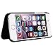 for iPhone 6S Case,Hidden Back Mirror Wallet Case with Stand Feature and Card Holder for Apple iPhone 6 4.7 inch (Black)