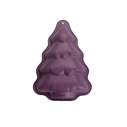 Wonderchef Silicone Christmas Cake Mould, Purple