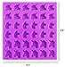Sakolla Gummy Unicorn Mold,DIY Candy Gelatin Molds, Cake Decorating Caramels Molds Jello Cupcake Topper Chocolate Making Ice Cube Tray - Set of 2