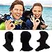 Diving Hood/Snorkeling Hood,FreehawkPremium 3mm Cold Water Neoprene Hood/Scuba Diving Hood/Surfing Hat Hood Neck Cover Neoprene Vented Bib Hood for Head,Face&Neck Protection,Men/Women Black (Middle)