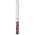 Victorinox Bread Knife - Serrated Bread Knife for Kitchen Accessories - Cut Bread, Pastries & More - Wooden Handles, 8.25"