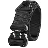 Fairwin Tactical Rigger Belt, Nylon Webbing Waist Belt with Quick-Release Buckle