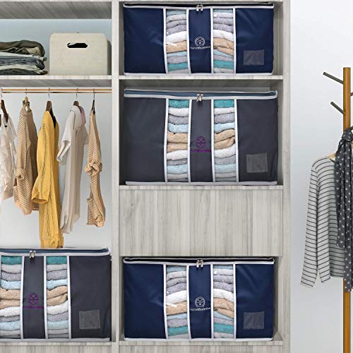Home Maximize Closet Organizer Storage Bags (2-Pc. Set) Clothes Storage Bags, for Clothing, Blanket, - //medicalbooks.filipinodoctors.org