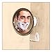 Upper West Collection No Fog Shower Mirror with Rotating, Locking Suction; Bonus Separate Razor Holder | Adjustable Arm for Easy Positioning | Best Personal Mirror for Shaving Available | The