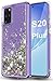 MMY Galaxy S20 Plus Case,Dreamy Flowing Glitter Quicksand Fashion Case Clear TPU Bumper + Shockproof Anti-Scratches Protective Cases Cover for Samsung Galaxy S20 Plus 5G 6.7 Inch (Silver)