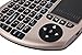 iPazzPort Wireless Mini Keyboard and Touchpad Mouse Combo for Raspberry Pi 3 / XBMC / Android and Google Smart TV Box KP-810-21S (Gold)