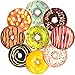Donuts Perforated Roll Stickers for Kids Valentine 200pcs Christmas Thanksgiving Party Decor School Reward Sticker