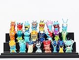 24pcs/set Anime Cartoon 4.5-5cm Mini Slugterra PVC Action Figures Toys Dolls Child Toys