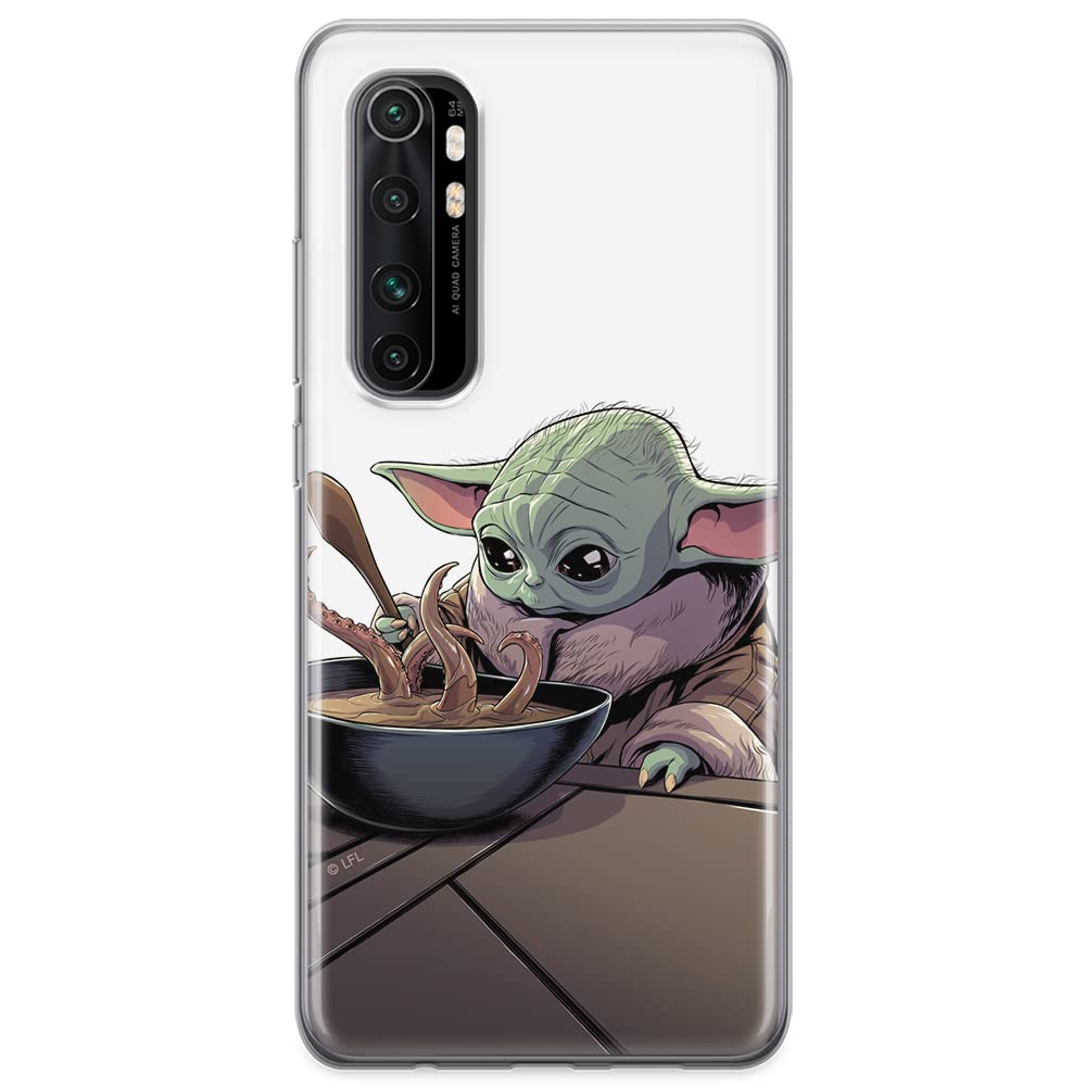 ERT GROUP mobile phone case for Xiaomi MI NOTE 10 Lite original and officially Licensed Star Wars pattern Baby Yoda 027 optimally adapted to the shape of the mobile phone, case made of TPU