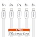 YUNSONG Universal Lightning 8 Pin to USB Cable - 5-Feet (1.5 Meters) – 5-Pack