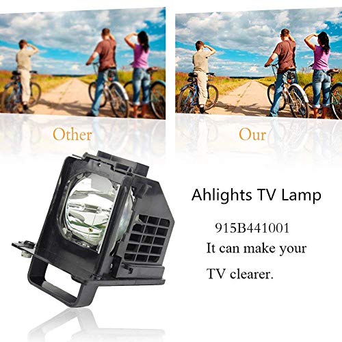 Ahlights 915B441001 915B441A01 Replacement Lamp with Housing for Mitsubishi WD-65738 WD-65638 WD-73C10 WD-73838 WD-60638 WD-65C10