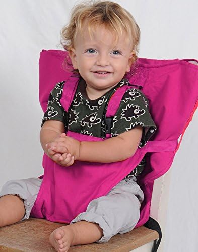 Portable Little Seat Travel Highchair Pocket Baby Safety Chair Belt Easy Wash for Infants and Toddlers