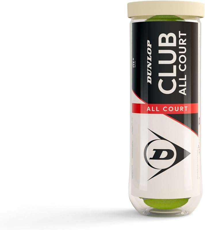 Dunlop Pelotas de Tenis Club All Court, 3 Pelotas