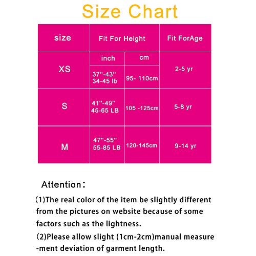 Hicdaw 4Pairs Dance Tights Ballet Tights Footed Tights for Girls (Small)