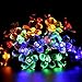FULLBELL Fairy Lights Christmas Flower String Lights 100LED 8 Flash Modes Cherry Blossom Light Waterproof Outdoor Decoration for Camping, Garden Fence, Tree, Birthday, Wedding Party