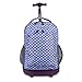 J World New York Girls' Sunrise Rolling Fashion Backpack, Stardust, One Size