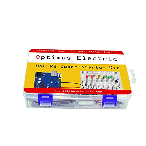 Optimus Electric UNO R3 Super Starter Kit - Complete UNO R3 Kit for Arduino Programming and Development - Includes a Development Board Compatible with Arduino UNO R3 - A Beginner's Inventor Kit - Thumbnail 3