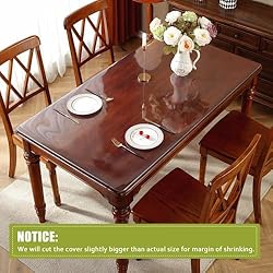 OstepDecor Clear Desk Protector 2mm Thick, 12 x 54