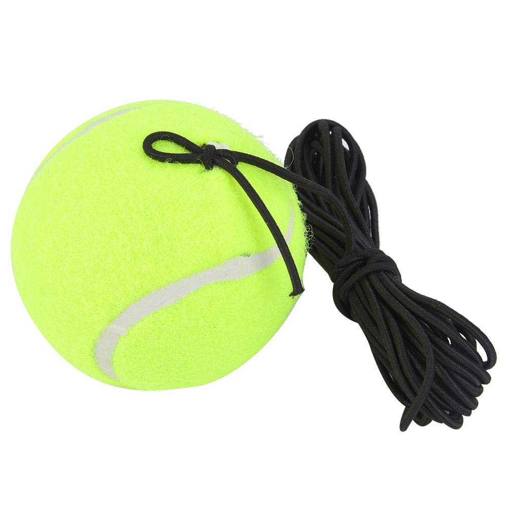 Sonew Tennis Ball with 4M Elastic Rubber String for Training, Tennis Ball for Beginner Outdoor/Indoor Sports Training Tool for Adults and Children