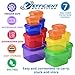21 Day LABELED Efficient Nutrition Portion Control Containers Kit (14-Piece) + COMPLETE GUIDE + 21 DAY PLANNER eBOOK + RECIPE eBOOK, BPA FREE Color Coded Meal Prep System for Diet and Weight Loss
