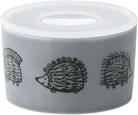 Amazon Co Jp Lisa Larson リサ ラーソン ラインアート キャニスター 保存容器 レンジパック S ハリネズミ柄 Ll13 45 ホーム キッチン