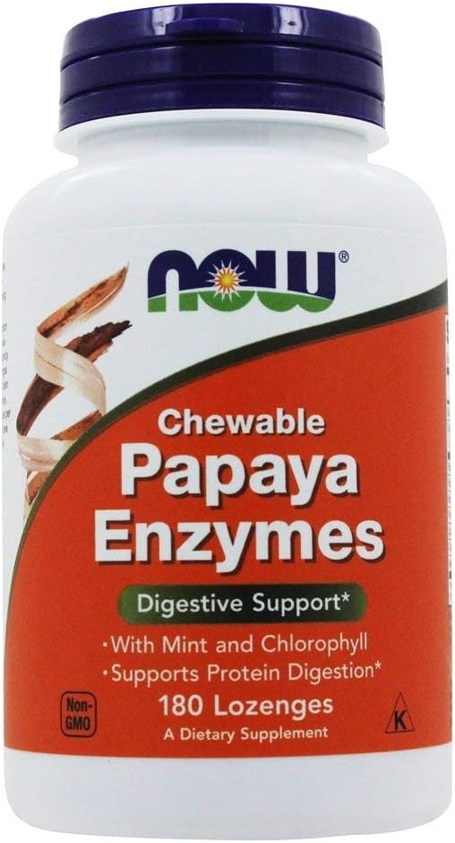 NOW FoodsPapaya Enzymes 180 LOZ