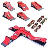 Delight eShop 5pcs/set Skate Park Ramp Parts A-F for Tech Deck Fingerboard Finger Board Ultimate Parks