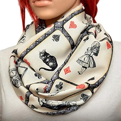 Alice in wonderland Infinity scarf (Small print) Alice in wonderland Infinity scarf (Small print)