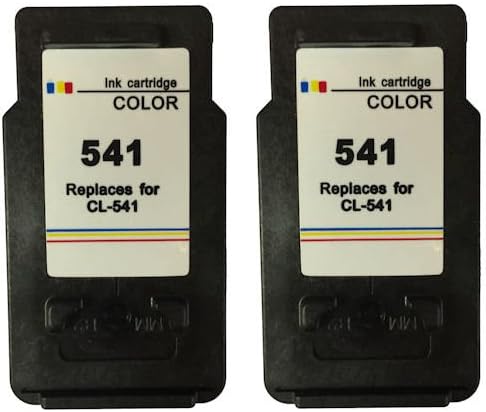 2x Ink Jungle CL-541 Colour Remanufactured Ink Cartridges For Canon PIXMA MG3650 Inkjet Printers