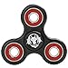Tri-Spinner Fidget Toy EDC Focus Toy Stress Reducer with Hybrid Ceramic Bearing (Black, One Size)