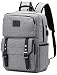 Vintage Laptop Backpack for Women Men Stylish Backpack College School Backpack with USB Charging Port Business Travel Durable Backpack Fit 15.6 inch Laptop Grey