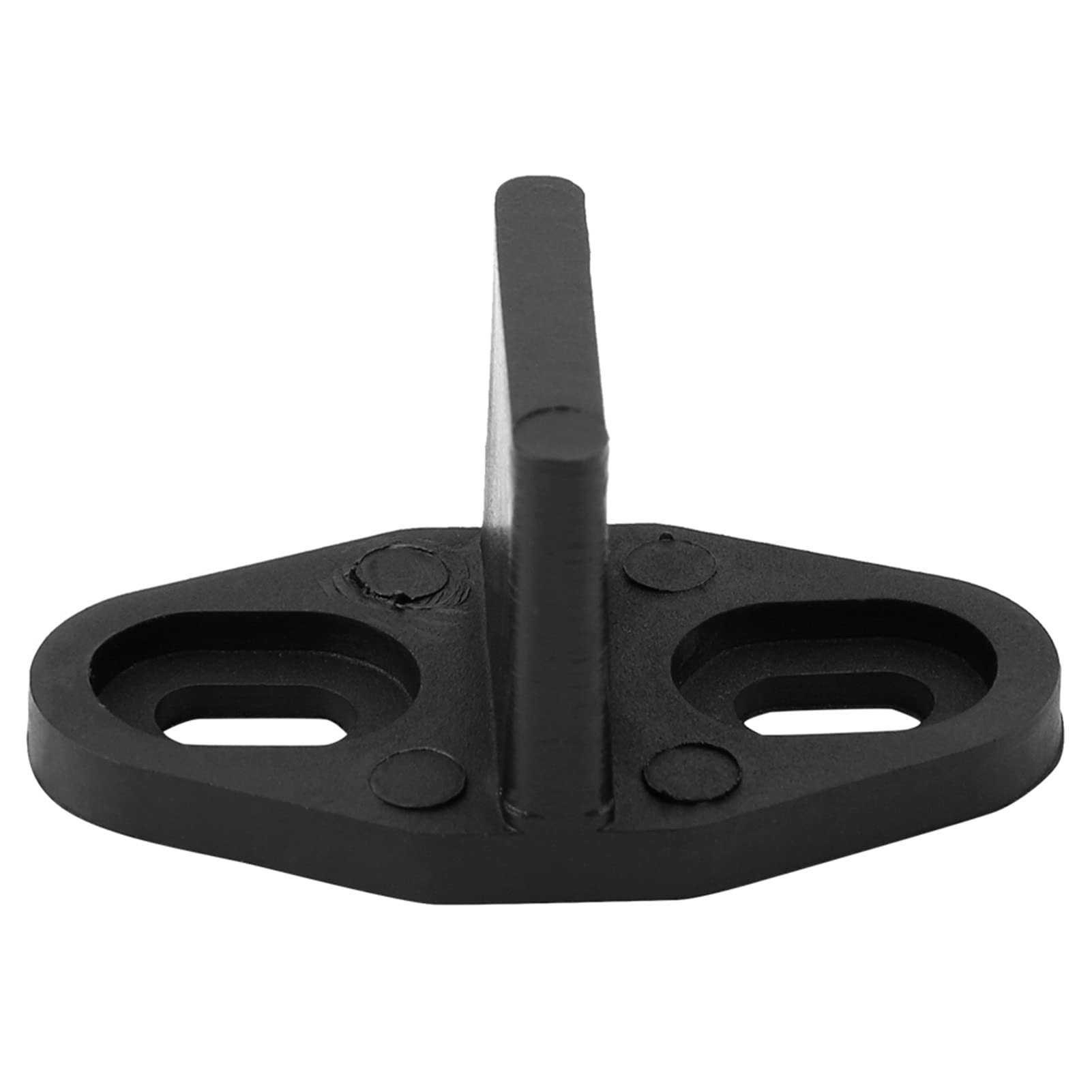 YUMILI Floor Guide - Coated Plastic Floor Guide Adjustable Floor Guide for Sliding Doors, Barn Gate Lower Gate, Hardware Accessories, Black