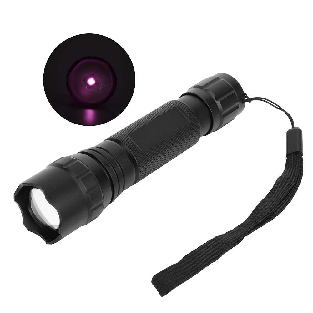 Alinory Torch, LED Torch, Powerful IR Lighting Waterproof Night Vision for Outdoor Camping(black)