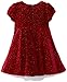 Bonnie Jean - Girls Christmas Dress Velvet Sparkle Dress with Jacket