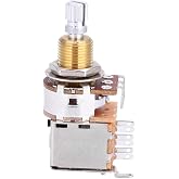 Guitar Push Pull Potentiometer A500K Audio Tone Control Switch for | 2-Mode Pickup Selector, Built-In Spring Push Switch, Stable Current , Musician DIY Upgrade