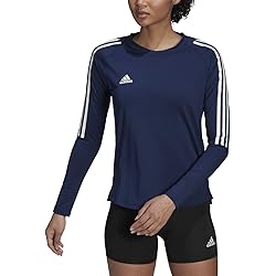 adidas Women's Hi Low Jersey Long Sleeve, Team Navy