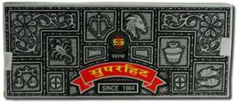 Sai Baba Super Hit Nag Champa Incense - 3.5 oz - Case of 6