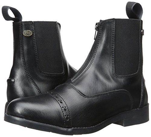 EQUISTAR Women's Zip Paddock Boot Black 7 1/2 M US