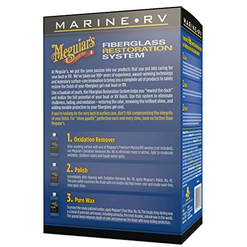 Meguiar's Marine/RV Fiberglass Restoration System, Boat Fiberglass