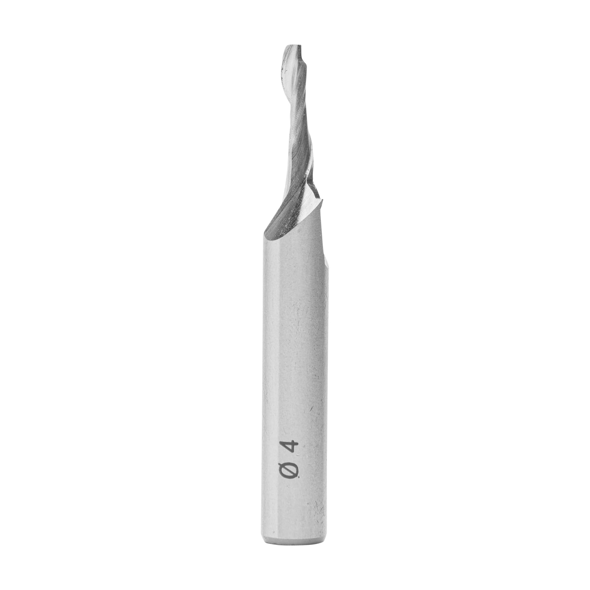 ENT 30001 Helical Aluminium and PVC Cutter HS Shank (S) 8 mm, Diameter (D) 4 mm, NL 12 mm, Z1, GL 60 mm