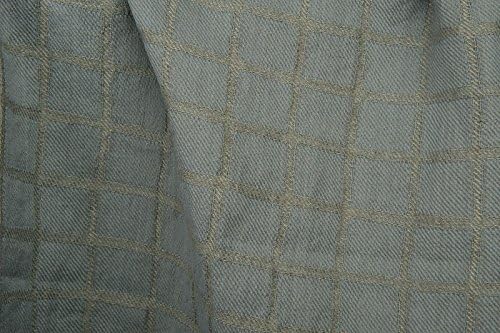 Blueish Grey LINEN blend FABRIC by the metre - PRE-WASHED - Width 145 cm (57") - 190 GSM softened TEXTILE