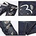 Juanshi Men's Straight Slim Fit Jeans Color Dark Blue Size 36