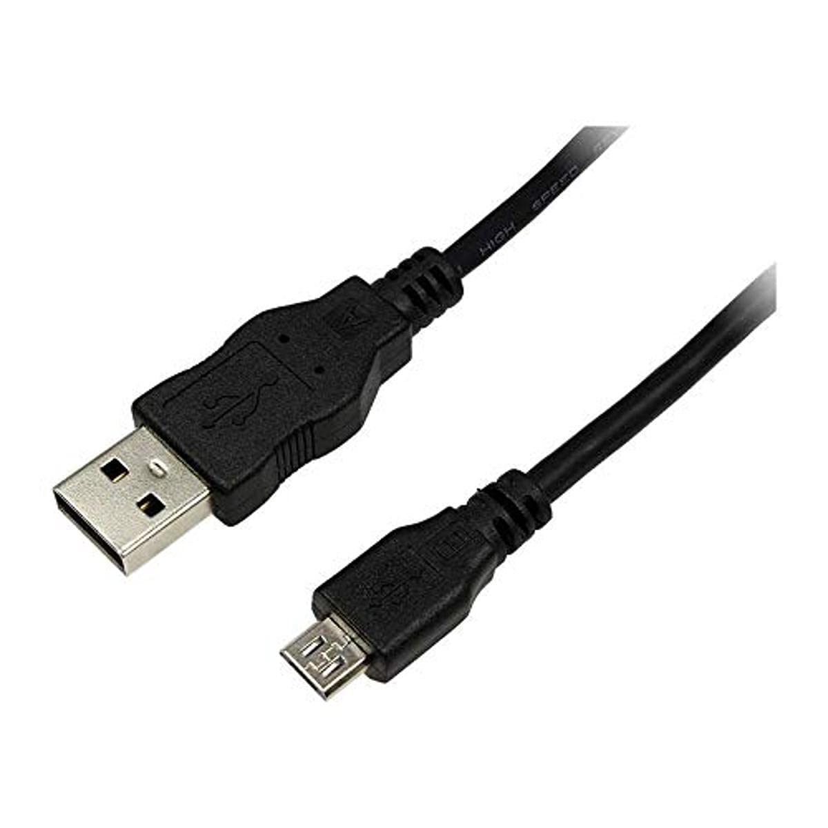 LogiLink CU0059 USB 2.0 Type-A Male to Micro Type-B Male Cable, 3 Meter Length, 3 Meter Length