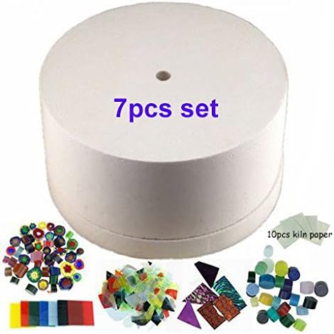 7pcs Set of Large Microwave Kiln Kit For Fusing Glass In Microwave Kiln
