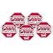 SABRE Security Signs - Home Security Decals - 5 Bright Red, Stop Sign Shaped Security Stickers primary