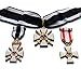 Trikoty Order of The Read Eagle 2nd Class + 3rd Class 3X Medal Set Prussian Imperial Military Medal Repro
