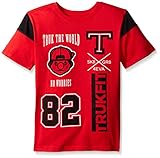 TRUKFIT Big Boys' Truk The World Tee, True Red, Large