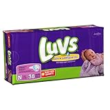 Luvs With Ultra Leakguards Jumbo Pack Size Newborn Diapers 38 Count (Pack of 4), Health Care Stuffs