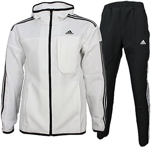 Amazon アディダス Adidas 24 7 ストレッチクロス ジャージ 上下 Eua03 Cx3328 Eua04 Cx3424 ホワイト ブラック フィットネス トレーニング スウェット パーカー 通販